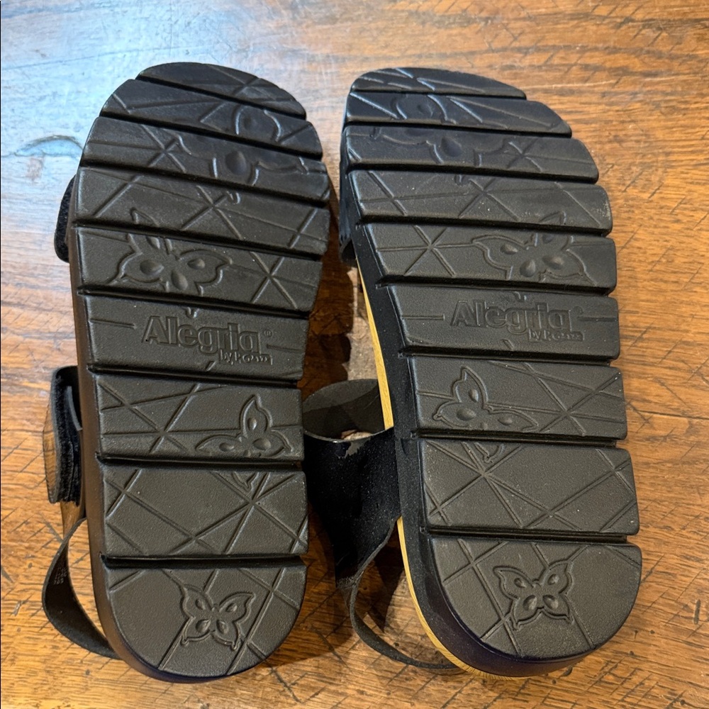 Alegria Black Women's Sandals - Picture 6 of 8